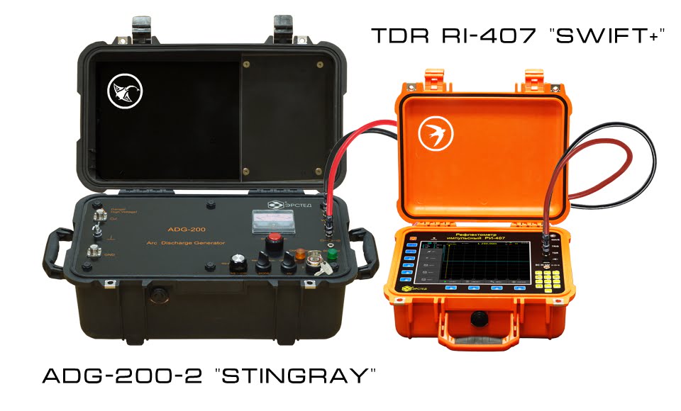 Cable Fault Locator Kit TDR RI-407 & ADG-200-2